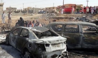 Осем коли-бомби взривени в Багдад