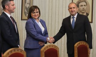 Нинова при Радев: Ще положим максимални усилия за съставяне на кабинет