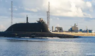 Най-новата атомна подводница "Архангелск" излезе в открито море