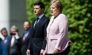 Меркел получи пристъп на срещата със Зеленски