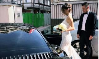 Снахата на Доган с рокля от БГ дизайнер на сватбата си (СНИМКИ)