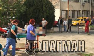 Млада жена роди мъртво бебе на пейка пред болница в Бургас
