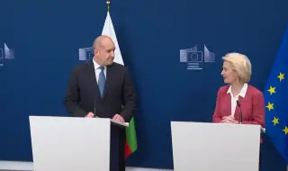 Фон дер Лайен: България постигна прогрес в борбата с корупцията. Радев: За нас ПВУ е инструмент за реформи