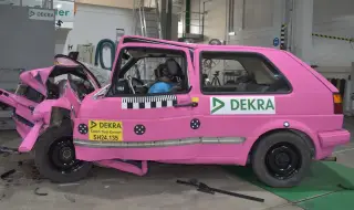 Как се справя Golf „двойка“ според днешните стандарти за безопасност