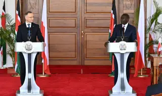 Историческо посещение: Полският президент пристигна в Кения
