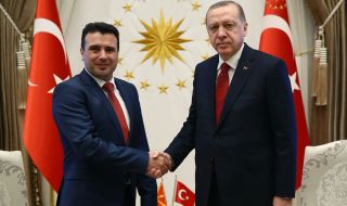 Зоран Заев разговаря с Реджеп Ердоган