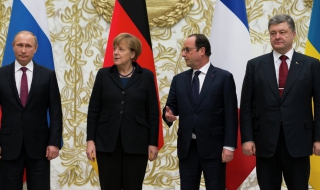 Путин разговоря с Оланд и Меркел за Украйна