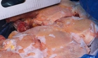 Хванаха 21 т контрабандно пилешко месо
