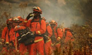 Мощен пожар бушува в Калифорния