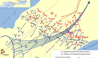 8 февруари 1913 г. Подвигът при Булаир