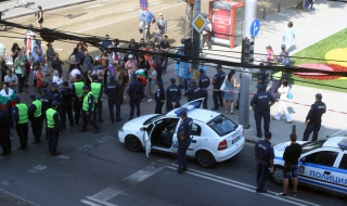 Центърът на София е блокиран