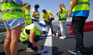 50 000 лева на километър струва новата маркировка на АМ "Тракия"