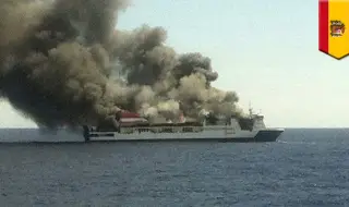 Евакуираха ферибот от Валенсия за Майорка след пожар в машинното отделение