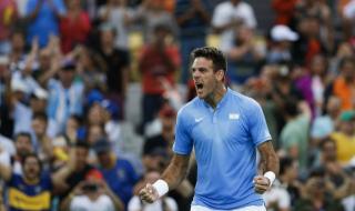 Дел Потро: Григор бе по-добър в началото