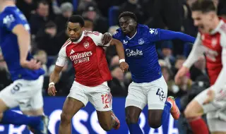 Арсенал взе важни три точки при гостуването си на Евертън