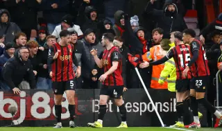 Манчестър Юнайтед завърши наравно като гост на Борнемут