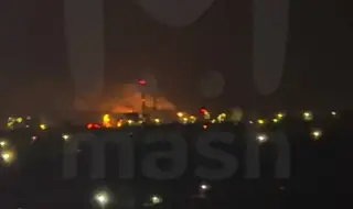 Пожар в предприятие в Рязан след удар с дронове
