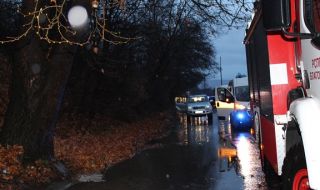 Тежка катастрофа край Благоевград заради мокрия път