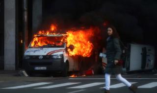 Сблъсъци между полицията и &quot;жълтите жилетки&quot; в Брюксел