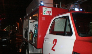 Горя Lexus на охранител в Бургас