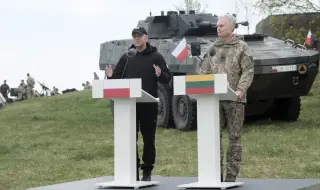 Полският президент наблюдава учение на НАТО край Сувалкския коридор