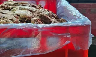 Нов черен рекорд! БАБХ  спипа 36 тона негодна храна край Пловдив