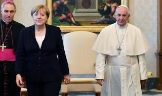 Папата призова Меркел да се бори за климата