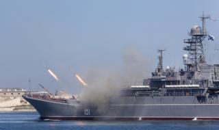 Руски ракети разтърсиха Черно море (ВИДЕО)