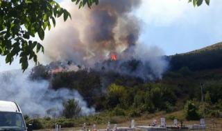 Дете запалило горския пожар край Девин