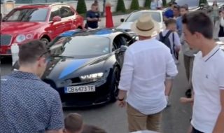 Българско Bugatti блокира Монако (ВИДЕО)