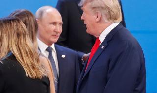 Тръмп и Путин не размениха и дума