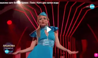 Александра Лашкова с втора победа в „Като две капки вода“ в образа на Бритни Спиърс (ВИДЕО)