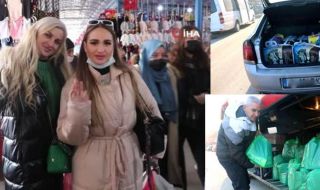 Българо-турски усмивки от препълнените багажници