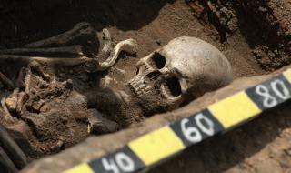 Откриха скелет на 8500 г. в двора на жилищен блок