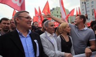 Задържани опозиционни водачи на протеста в Москва