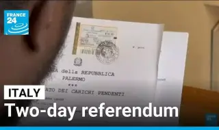 В Италия провеждат референдум за промяна на съдебната система ВИДЕО