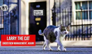 The new British Prime Minister takes Rishi Sunak's cat 
