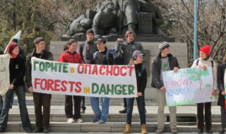 Протести в 4 града срещу поправките в Закона за горите