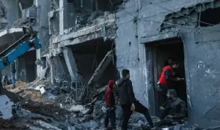 Израел удари главния южен град на ивицата Газа Хан Юнис ВИДЕО