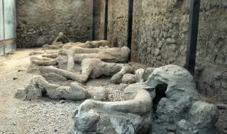 Не само вулканът Везувий е довел до смъртта в Помпей, но и силно земетресение