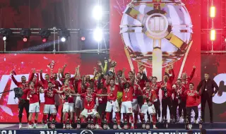 Benfica won the Portuguese League Cup after penalties 