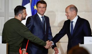 Зеленски поиска от Франция и Германия тежко въоръжение и изтребители