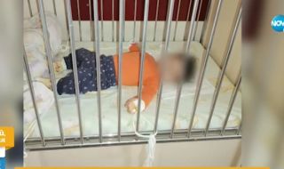 Протест в Сливен заради връзваните бебета