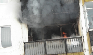 Една жена загина при пожар в панелка