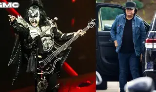 76-годишният Джийн Сиймънс от KISS припадна зад волана и катастрофира в Малибу ВИДЕО