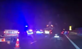 Верижен катастрофа на АМ "Тракия" блокира движението към София