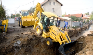 Багер скъса газопровод в София