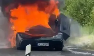 Още един Mercedes-AMG One изгоря (ВИДЕО)