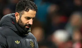 Лийдс се подигра на Манчестър Юнайтед заради Рубен Аморим