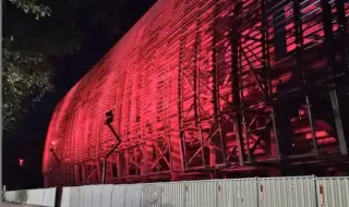 Стадион "Българска армия" грейна (ВИДЕО)